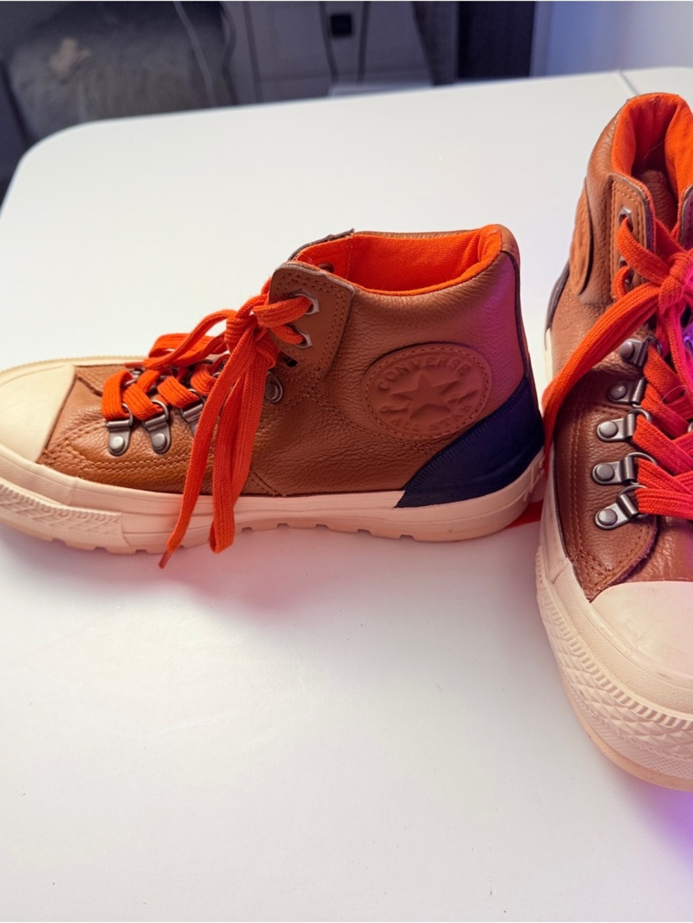 Leather High Top Converse Limited Edition!! - Picture 6 of 6
